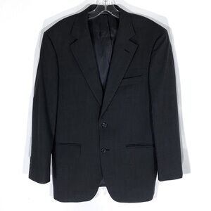 Vintage Brooks Brothers Mens Blazer 38S Gray Wool Brooksease Jacket Union Made